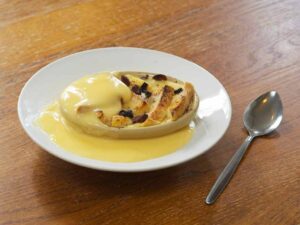 Bread and butter pudding