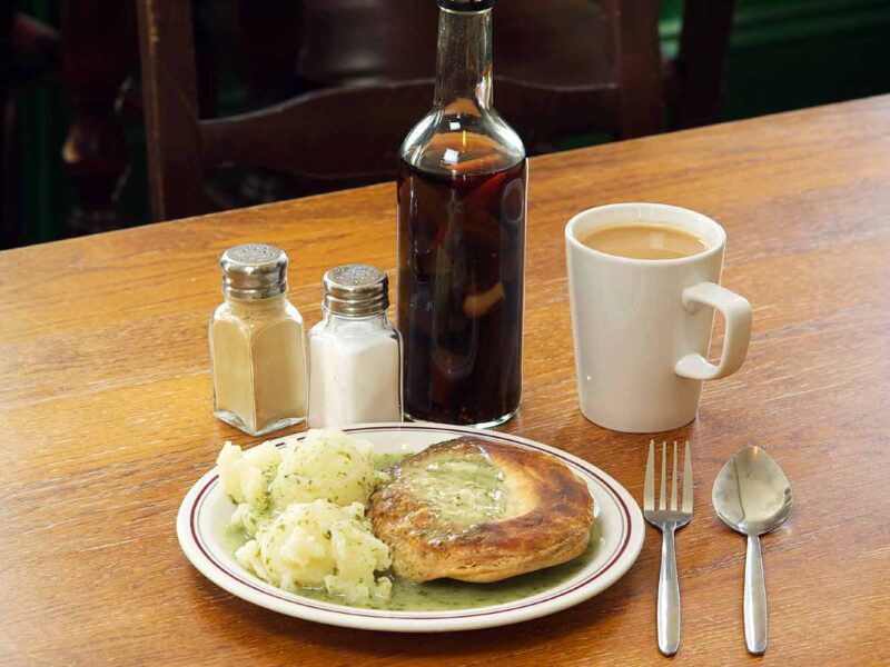 About pie and mash London's most traditional dish of pie mash and liquor